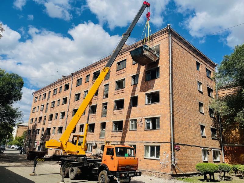В Хакасском госуниверситете начался капитальный ремонт общежития