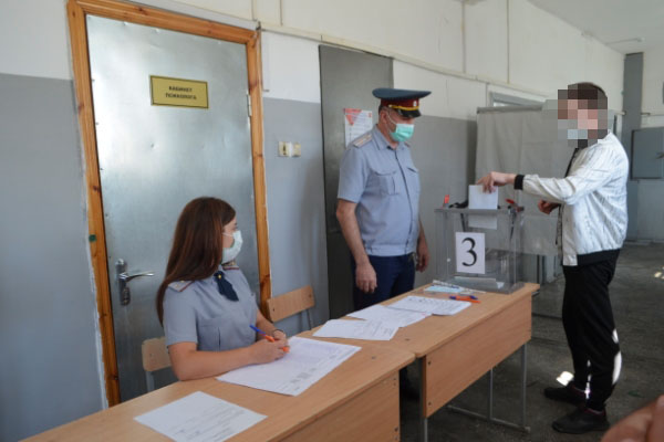 В учреждениях ОФСИН России по Карачаево-Черкесской Республике прошло голосование