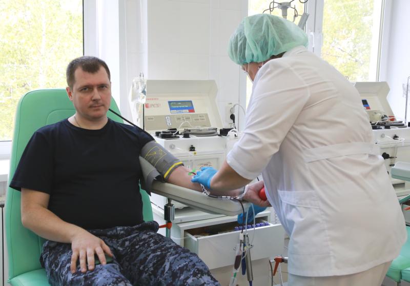 В Мордовии сотрудники Росгвардии приняли участие в донорской акции