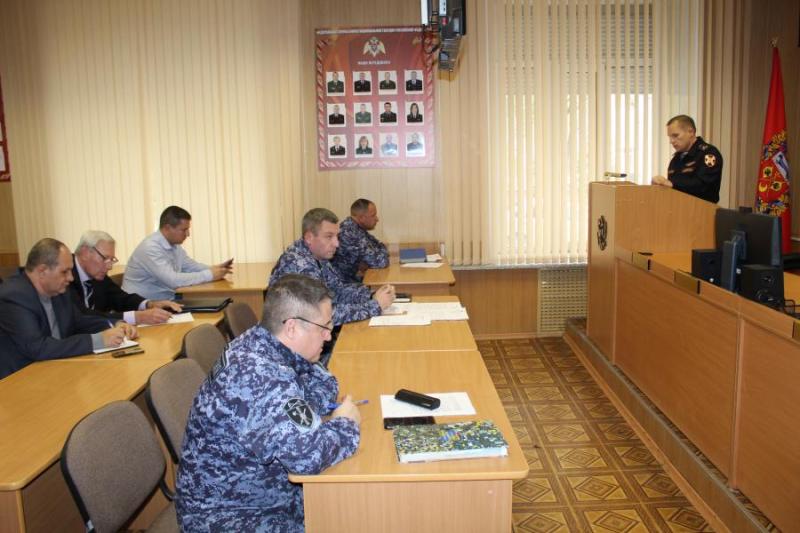 В Оренбурге прошло заседание Координационного совета Росгвардии по вопросу взаимодействия с частными охранными структурами