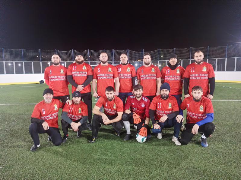 В Ингушетии команда Росгвардии стала призером на республиканском турнире по футболу