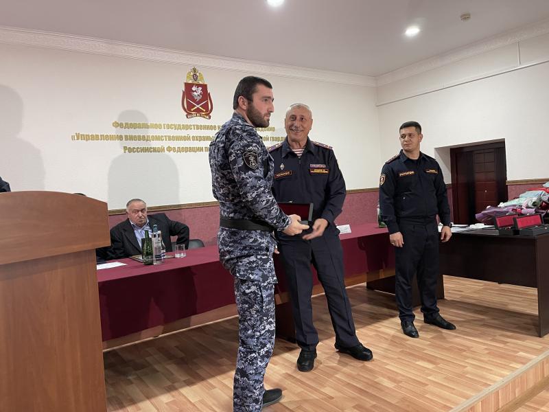 В управлении национальной гвардии по Ингушетии отметили юбилей вневедомственной охраны