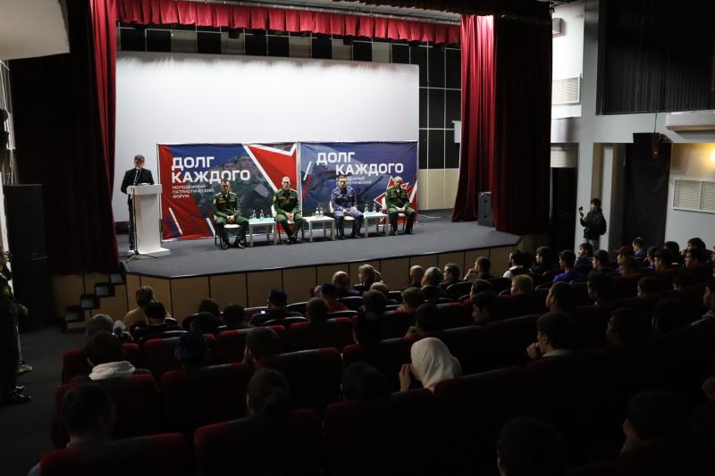 Офицер Росгвардии принял участие в молодежно-патриотическом форуме в Ингушетии