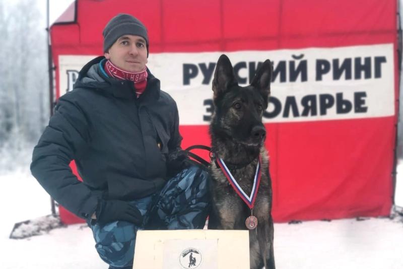 Кинолог апатитского СИЗО-2 стал чемпионом Мурманской области по спортивно-прикладному собаководству