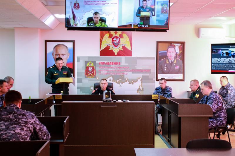 На Ставрополье подвели итоги служебно-боевой деятельности территориального управления Росгвардии за 2022 год