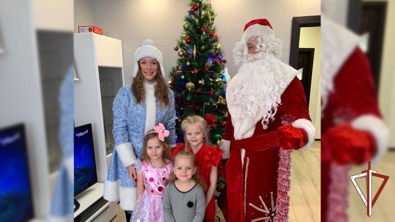 Дед Мороз специального назначения из Росгвардии подарил праздник детям в Кургане