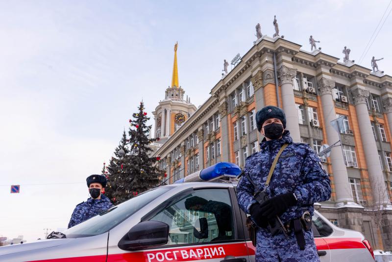 В Свердловской области Росгвардия обеспечила охрану общественного порядка в новогоднюю ночь