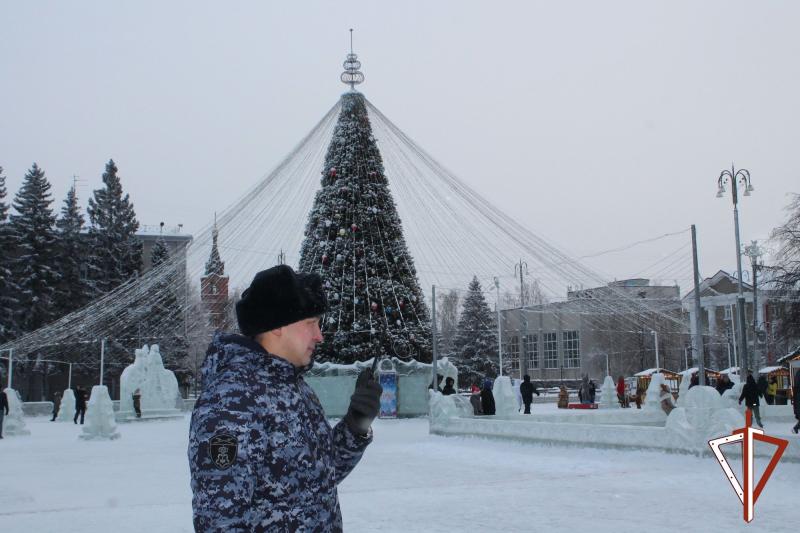 В Курганской области Росгвардия обеспечила правопорядок и безопасность в новогоднюю ночь