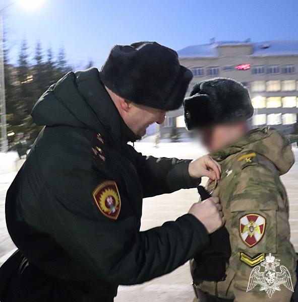 Курсанту Новосибирского военного института – участнику специальной военной операции вручена государственная награда