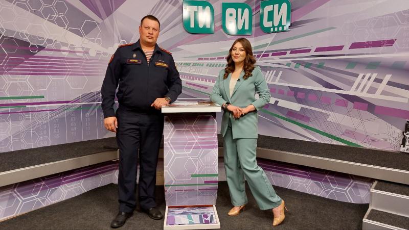 Офицер Росгвардии рассказал в эфире телекомпании «ТИВИСИ» как обезопасить имущество жителей Иркутской области в период дачного сезона