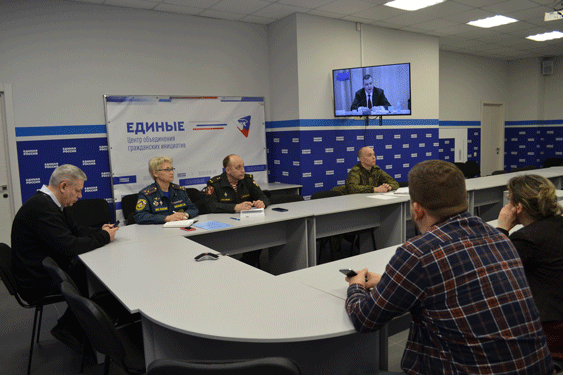 В Ульяновске офицер Росгвардии принял участие в селекторном совещании, посвященном акции «Диктант Победы»