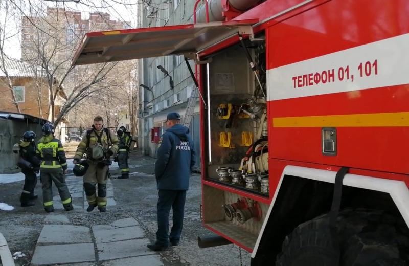 Иркутские росгвардейцы провели межведомственные пожарно-тактические учения