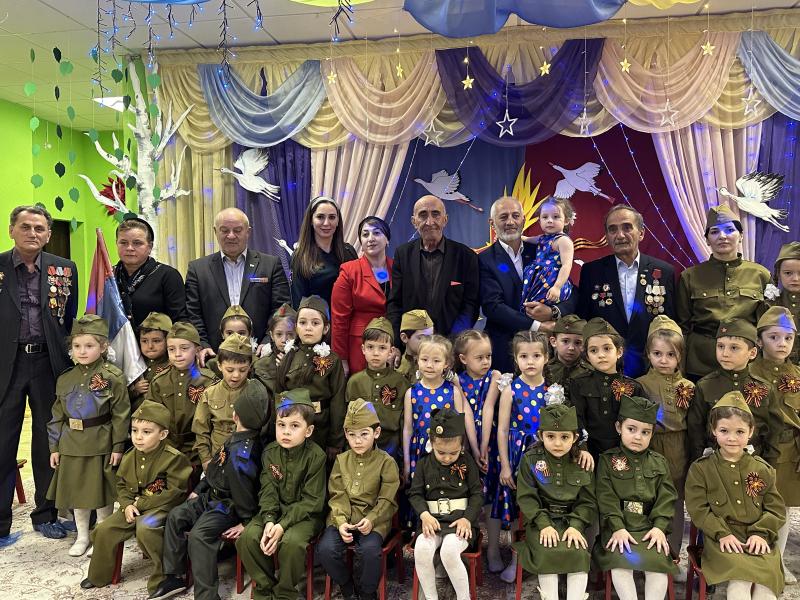 В назрановском детском саду Росгвардии прошло мероприятие, посвященное Дню Победы