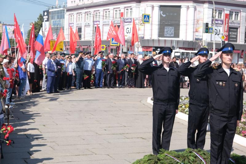 В День памяти и скорби орловские росгвардейцы приняли участие в митинге