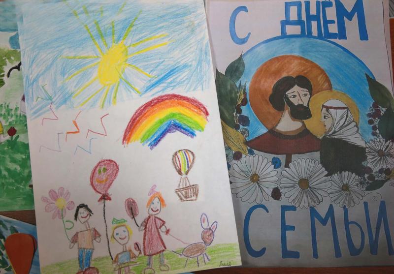 В Мордовии дети росгвардейцев подготовили творческие работы