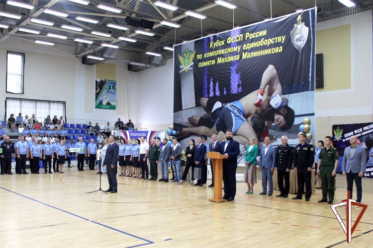 Представители Росгвардии приняли участие в открытии всероссийских соревнований памяти погибшего силовика в Кургане
