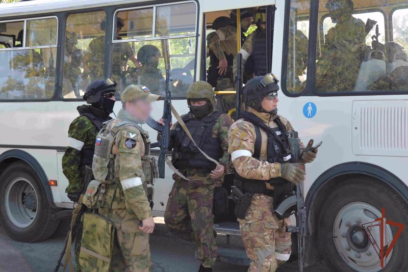 Росгвардия приняла участие в антитеррористическом учении в Зауралье
