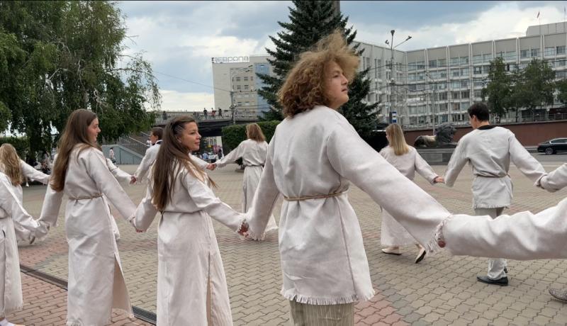 В Красноярске прошел необычный флешмоб к выходу сериала «Последователи» в онлайн-кинотеатре «PREMIER»!