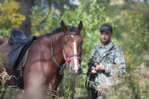 В Орловской области конный отряд «Лиза Алерт» попробовал свои силы в полевых условиях