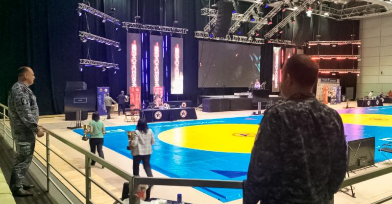 Кузбасские росгвардейцы обеспечили безопасность участников на всероссийских соревнованиях по самбо