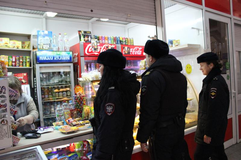 Белгородские транспортные полицейские проводят оперативно-профилактическое мероприятие «Торговля».