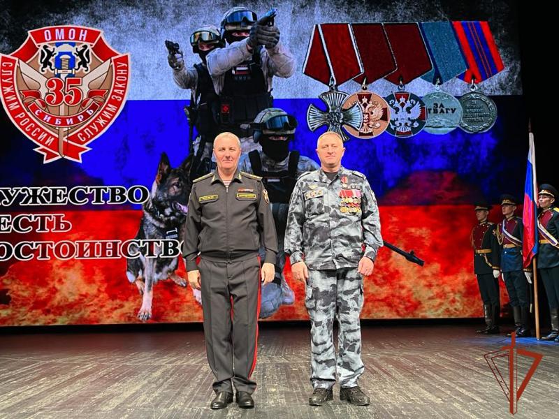 Бойцы новосибирского ОМОНа отмечают 35-летний юбилей со дня образования отряда