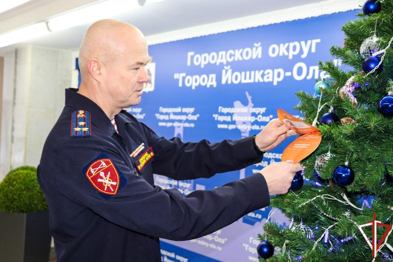 Врио начальника регионального управления Росгвардии исполнил мечту юного жителя Йошкар-Олы