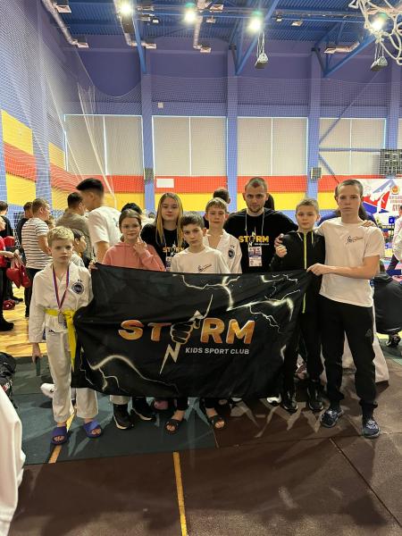 6 медалей завоевали спортсмены Детского спортивного клуба "Шторм" на Всероссийском турнире