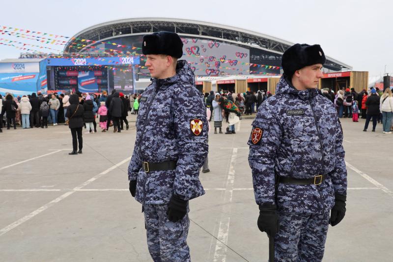 В Татарстане Росгвардия приняла участие в обеспечении безопасности выборов Президента России