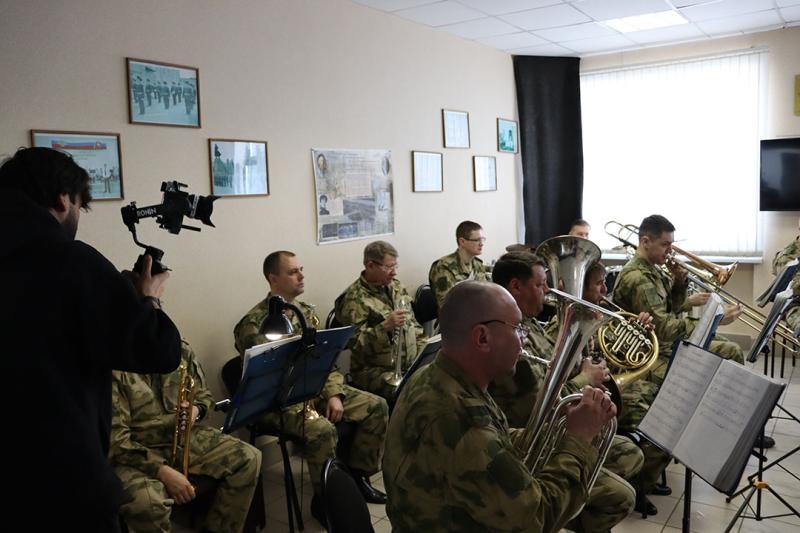 Военные музыканты территориального управления Росгвардии рассказали журналистам о своей службе