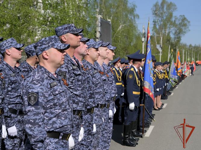Росгвардейцы отметили День Победы в Республике Алтай
