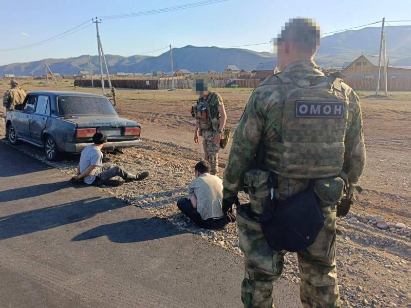 Бойцы ОМОН «Адыг» в Кызыле задержали злостного нарушителя ПДД
