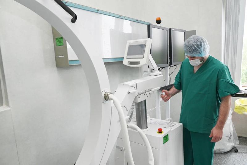 Новый рентген-аппарат для выполнения хирургических операций появился в больнице в Видном
