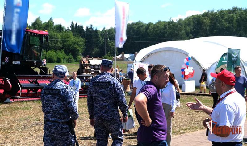 В Орле росгвардейцы приняли участие в охране общественного порядка в период проведения «Дня русского поля»