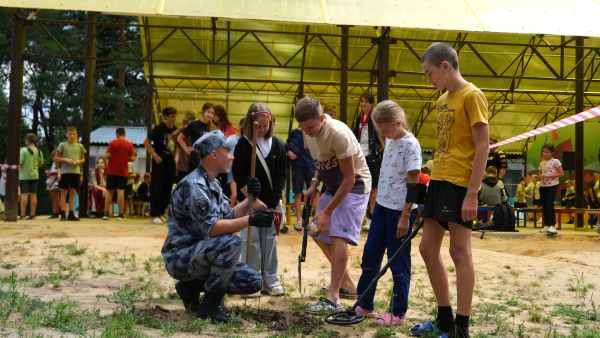 Росгвардейцы провели мероприятие для детей в оздоровительном лагере «Костер» в Тамбовской области