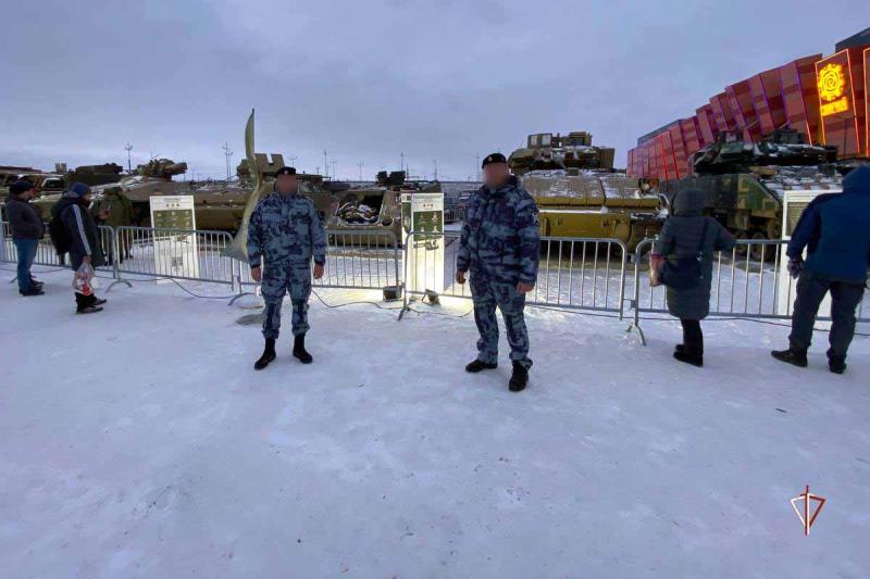 Росгвардия обеспечивает охрану трофейной техники стран НАТО на Ямале