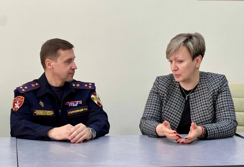 Начальник теруправления Росгвардии обсудил с руководителем филиала фонда «Защитники Отечества» ключевые вопросы