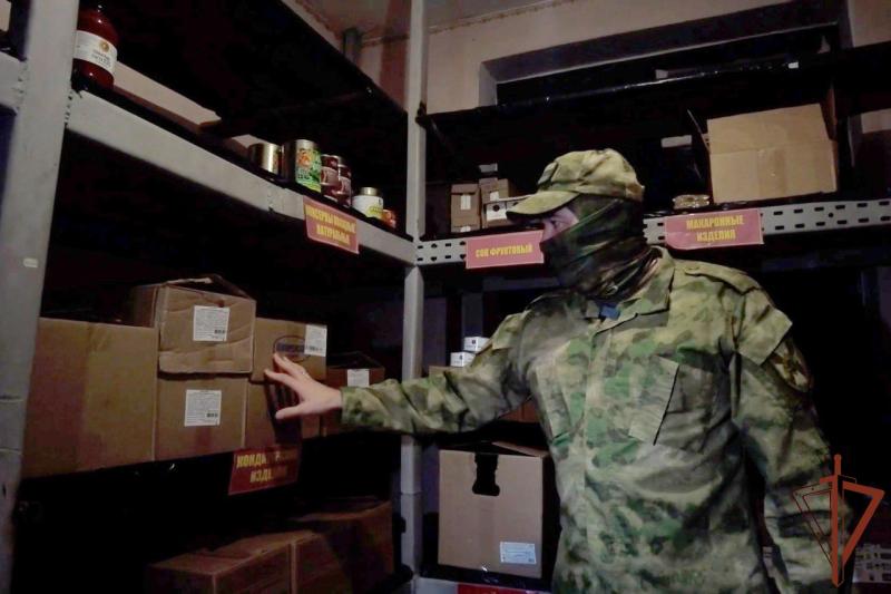 подразделения Росгвардии обеспечивают бесперебойное снабжение военнослужащих ведомства в зоне СВО