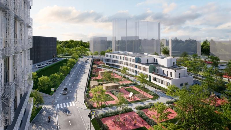 Начались подготовительные работы по возведению двух детских садов в Марьино в Новой Москве