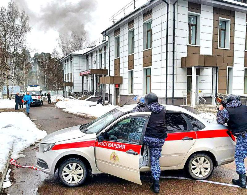 Сотрудники Росгвардии приняли участие в межведомственной антитеррористической тренировке в Подмосковье