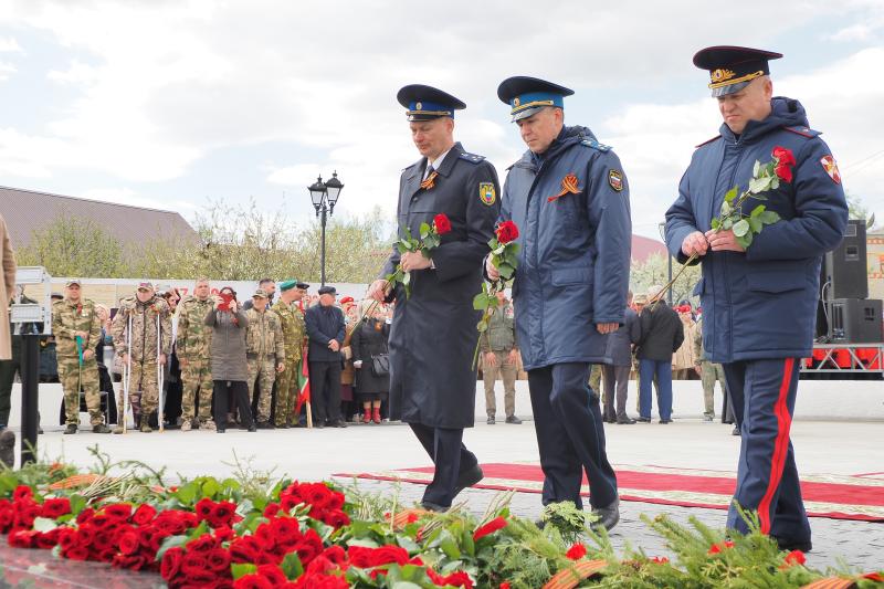 Начальник Управления Росгвардии по Республике Мордовия принял участие в открытии мемориала строителям Сурского оборонительного рубежа