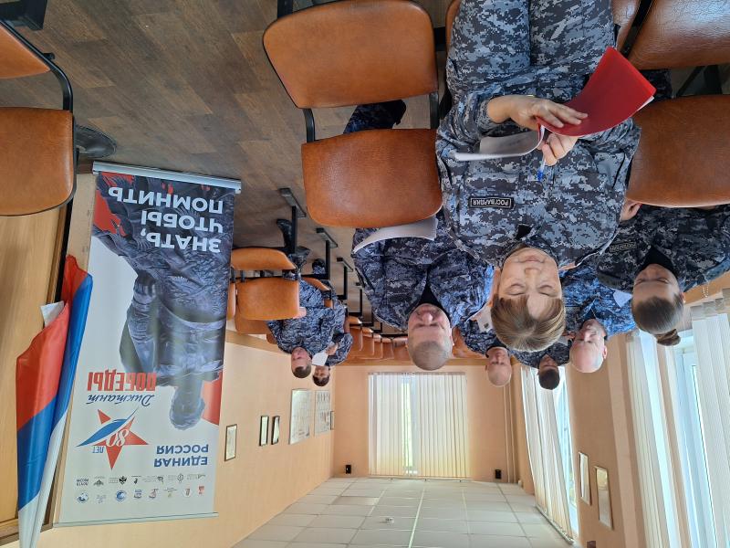 Раменские Росгвардейцы приняли участие в ежегодном Диктанте победы