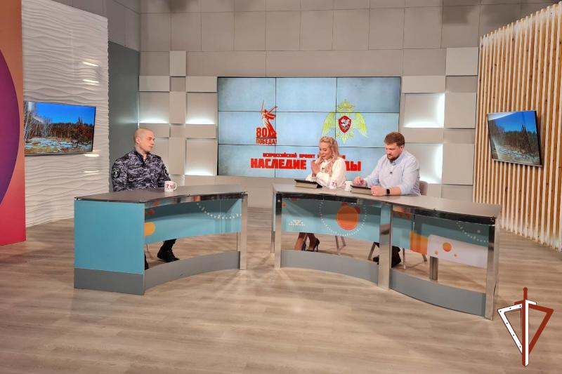 В эфире телеканала «Югра» состоялся ежемесячный выпуск авторской рубрики «Росгвардия сегодня»