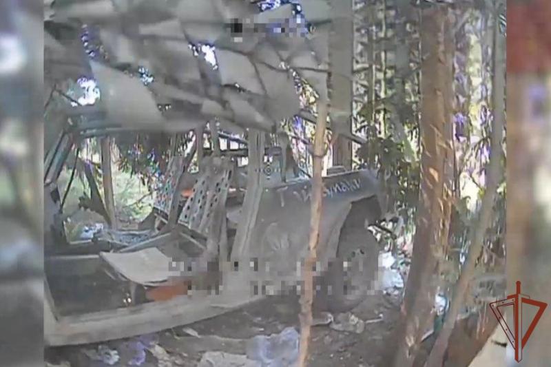 Росгвардейцы уничтожили технику боевиков ВСУ в Черниговской области