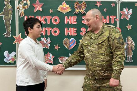 В Чеченской Республике росгвардейцы проводят патриотические мероприятия, приуроченные ко Дню Победы