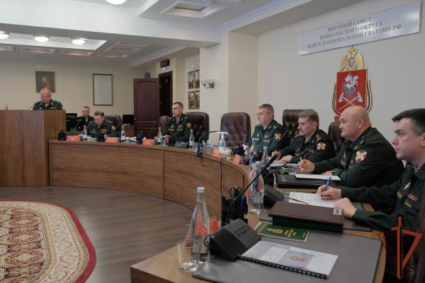 В Приволжском округе Росгвардии прошел военный совет