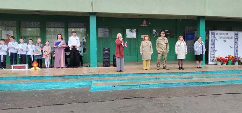 Росгвардеец — участник СВО встретился с лицеистами