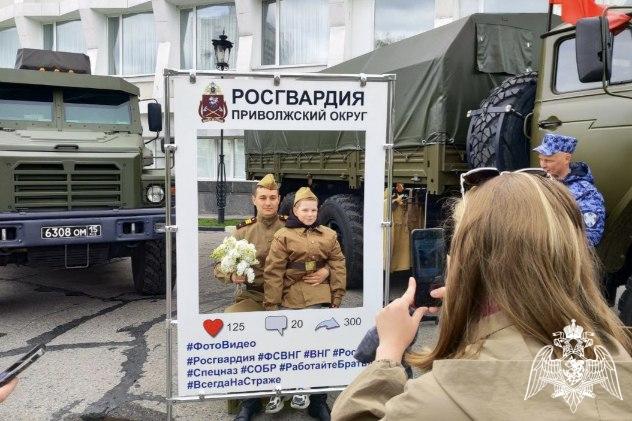 В День Победы ульяновские росгвардейцы представили профориентационную площадку