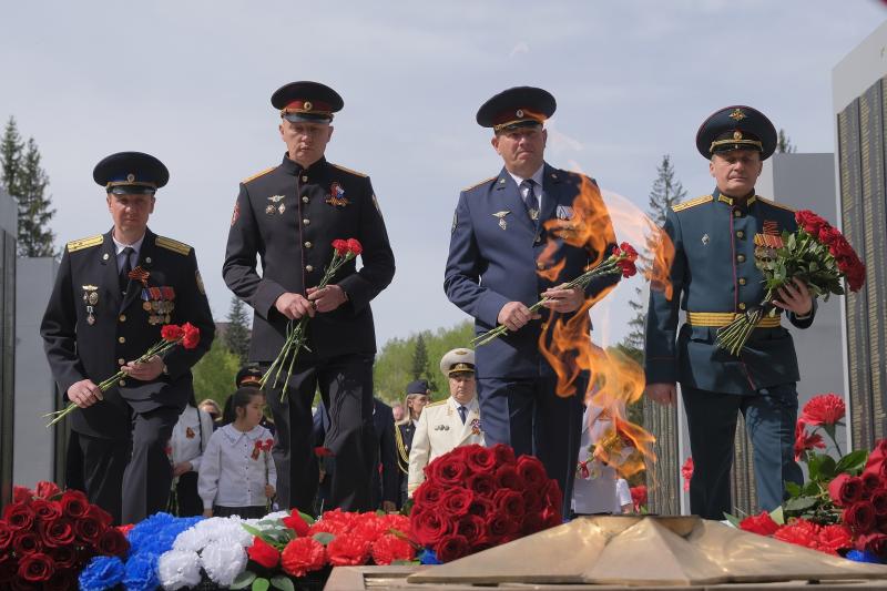 Росгвардейцы отметили годовщину Великой Победы в Республике Алтай