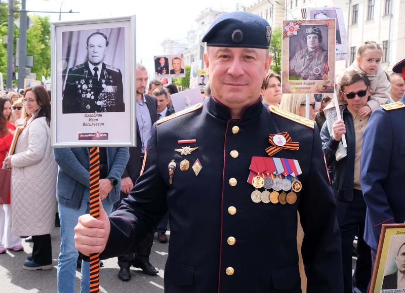 Поздравление начальника Управления Росгвардии по Орловской области полковника полиции Сергея Ольшанского с 80-й годовщиной Великой Победы